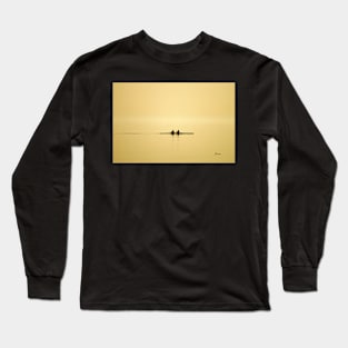 rowing at dusk Long Sleeve T-Shirt